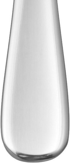 Stainless Steel Dinner Spoons with Round Edge, Pack of 12, Silver